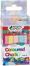 Texta Chalk 10 Pack, Assorted