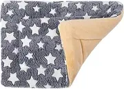 Dog Bed Mat - Double Sided Plush Puppy Blanket Bed for Indoor - Portable Autumn Winter Furry Kitten Mats for Car, Thickened Pet Puppy Warm Soft