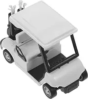 Milisten Golf Cart Model, Metal Die-cast Golf Cart Model 1:20 Scale Golfcart Vehicle for Home Office Tabletop Decoration