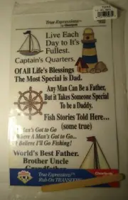 Sealed Vintage 1994 Chartpak Rub-On Transfers True Expressions - Sailboats TE053