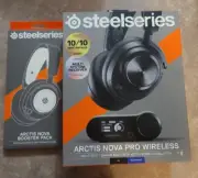 ARCTIS NOVA PRO ✅ WIRELESS GAMING HEADSET for PC, PS5, & PS4 - ROSE BOOSTER!!