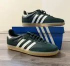 adidas Samba OG J 'Mineral Green' Off White Putty Gray (GS) JI4469 Size 6M 8W