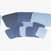 DenimFix Iron-On Patch Kit - Assorted Colors