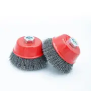 4 Inch Wire Cup Brush Set for Angle Grinder Ideal for Paint Stripping and Hea...