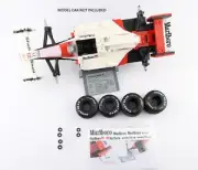 LEGO ICONS Ayrton Senna F1 McLaren Mp4/4 Goodyear Marlboro wheels Tires Stickers