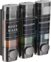 Shower Soap Dispenser Wall Mounted No Drill Shampoo Dispenser for Shower Wall Sh
