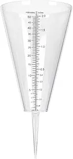 Conical Rain Measuring Cup Plastic for Lawn Farming and Weather Monitoring