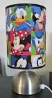 minnie mickey goofy donald duck bedside touch Lamp fabric shade Bulb
