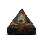 House of Trippers Higgs Bosen Bean Bag Chair Cover( God Particle)