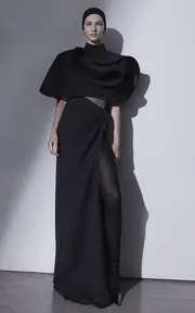 [Maticevski] Indominable Side-Slit Maxi Skirt