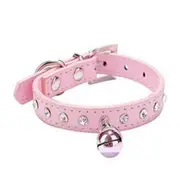 Bell Collars Puppy Dog Cat Safety Accessories Pet Supplies-pink