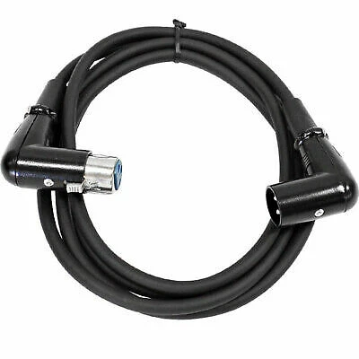 Seismic Audio - SARAX6 - 6 Foot Right Angle XLR Male to XLR Female Patch Cable