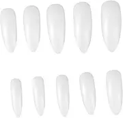 Ipetboom Gel Full Cover Nail Tips 600pcs Water Drop Shape Nail Tips for Nail Art Wear