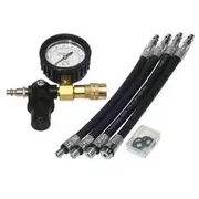 BikeService Cylinder Leakdown Test Kit - 70 - 160 PSI, M10x1.0, M12x1.25, M14x1.25, M18x1.25 - BS8002