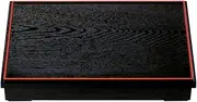 Wakaizumi lacquerware cooking lacquerware New long 3 cun longitudinal grain Shokado black heaven Zhu (partition-specific) 1-242-5