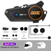 Bluetooth 5.3 Helmet Headset Wireless Hands-Free Call Phone Kit Motorcycle Water
