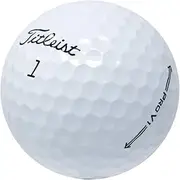 LostGolfBalls - 100 Titleist Pro V1 Golf Balls in Mint Condition, 2021 Year Model, No Logos, No Player Markings, Refinished Used Golf Balls, Quality Guaranteed, White