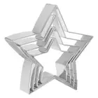 Star Cookie Cutter Set Assorted Size Stainless Steel Five-Pointed Biscuit Cutter