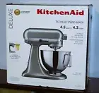 KitchenAid Deluxe KSM97CU 4.5 Qt Tilt Head Stand Mixer Silver New in Box