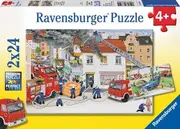 Ravensburger - Busy Fire Brigade Puzzles 2 x 24 Piece