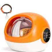 Automatic Cat Feeder (2024) Collar Tag Sensor, Dual Powered Electric Pet Feeder