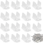 100Pcs Neon Fixing Buckle Upgraded - LED Stand LED Light Bar LED Neon Rope Light RGB LED Strip Clips Light Strip Mounting Bracket Lamp Strip Clips 6x12mm Strip Light Clips with 100 Screws