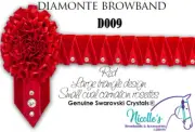 Custom made Diamonte Browband - 1" wide