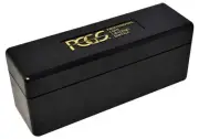 PCGS Plastic Storage Box for 20 Slab Coin Holders Black Bundle of 2
