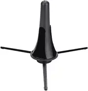 SNOOU Foldable Clarinet Oboe Stand Straight Saxophone Tripod Holder for Wind Instrument Black