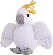 Wild Republic Pocketkins Eco Cockatoo, Stuffed Animal, 5 Inches, Plush Toy, Made from Recycled Materials, Eco Friendly
