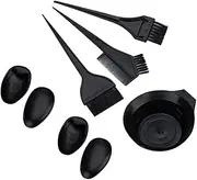 Healeved 1 Set Hair Dye Tools Hair Tint Kit Hair Coloring Tool Hair Dyeing Kit Black