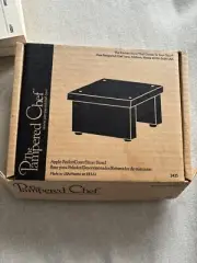 BRAND NEW The Pampered Chef Apple Peeler/Corer/Slicer Wood STAND ONLY #2435