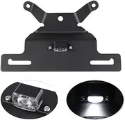 License Plate Holder LED Light Compatible With Harley Fat Boy 114 107 2018-2024 Motorcycle Tail Tidy Fender Eliminator Rear Bracket FLFB(Item A)