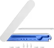 RINGSUN Case Compatible with Apple Pencil 2nd & 1st Gen, Magnetic Full-Protective Pencil Box Storage Organizer for Pen & Tips