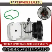 New A/C Compressor with 6-Groove Pulley for Kia Sportage 2008-2010 2.7L 10PA15L (for: Kia)