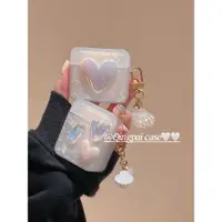 在飛比找ETMall東森購物網優惠-輕派適用airpods3保護套貝殼紋立體愛心airpodsp