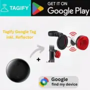 Google Smart Tag Hidden in Bike Reflector – Anti-Theft GPS Tracker for Keys, Bag