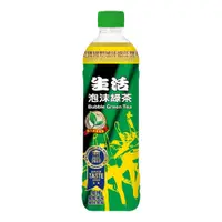 在飛比找蝦皮商城優惠-生活 泡沫綠茶微甜[箱購] 590ml x 24【家樂福】