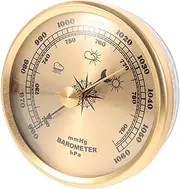 Small Air Pressure Gauge Tool Barometer Rain Indicator Dial Design Easy Operation for Home Use