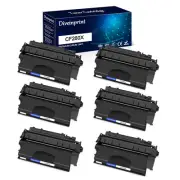 6PK CF280X Toner Cartridge For HP 80X LaserJet Pro 400 M401dne M401dw MFP M425dn