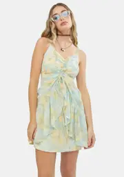 How About Now Floral Mini Dress