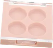 ARTSEWPLY Eye Shadow Box Breathable Tape Plum Blossom Tape Color Test Eyeshadow Breathable Strip Tape Makeup Stone Filled Eyeshadow Bag Mold Refillable Eyeshadow Palette Plastic Pink