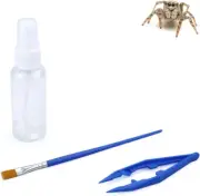Jumping Spider Starter Kit Including Spray Bottle Tweezers Soft Paint Brush for