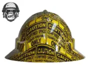 Custom Hydrographic Safety Hard Hat CONFINED SPACE PRO CHOICE WIDE BRIM
