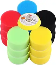TIDTALEO 1 Set Car Hub Polishing Sponge Pads for Buffing Waxing Sealing Durable Automotive Detailing Accessories for Sanding and Polishing Paint Finishes