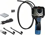 Bosch Professional Inspection Camera GIC 12V-5-27 C (Cable Length: 150 cm, Orientation Function AutoUp, high Resolution Display: 5’’ Screen, 1280x720 px, in Carton Box)