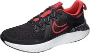 [Nike] Mens Legend React 2 Black/Black-University Red-White Size 11
