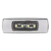 Narva 9-33V LED Front End Outline Marker White With 0.5M Cable Chrome Cover - 96812/10