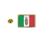 pins pin's flag national badge metal lapel hat button vest lady guadalupe