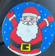 Santa Clause/Rudolph Drink Coaster